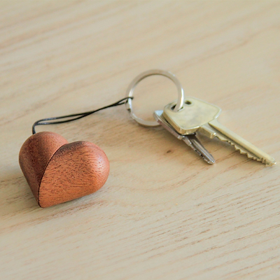FableWood hjertenøglering mahogni