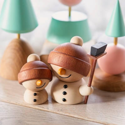 FableWood Flurry den store snemand H8 cm