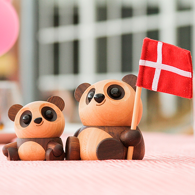 FableWood Chi Chi den store panda H8 cm