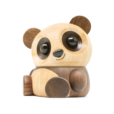 FableWood Pom Pom den lille panda H6 cm