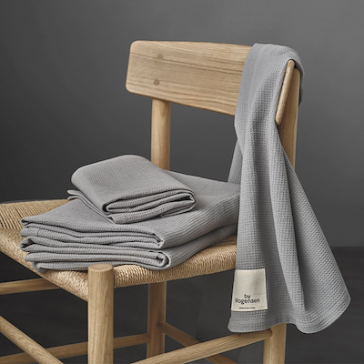 By Mogensen håndklæde grey waffle 150x100 cm