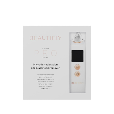Beautifly Derma Pro ansigtsrenser med vakuum og mikrodermabrasion
