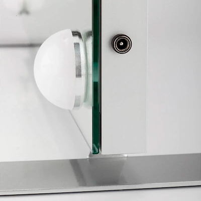 Beautifly Mirror Visage LED makeupspejl stål farve