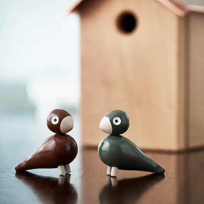 Kay Bojesen Liliput Birds julefugle H 6 cm 2 stk.