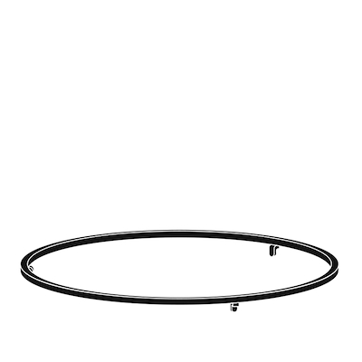 OFYR food bumper 85 sort Ø42,4 cm