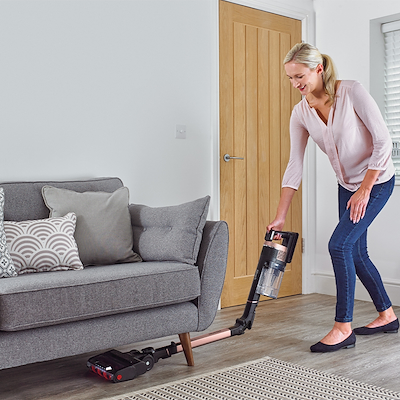 Shark Stratos stangstøvsuger rosa