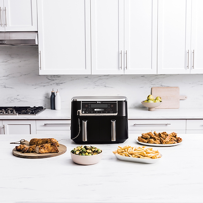 Ninja Foodi AF451 airfryer Max Dual Zone inkl. termometer 9,5 liter