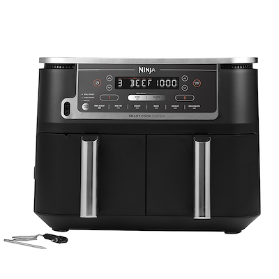 Ninja Foodi AF451 airfryer Max Dual Zone inkl. termometer 9,5 liter