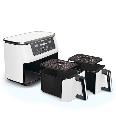 Ninja Foodi AF400EU Airfryer Max Dual Zone & dehydrator hvid 9,5 liter