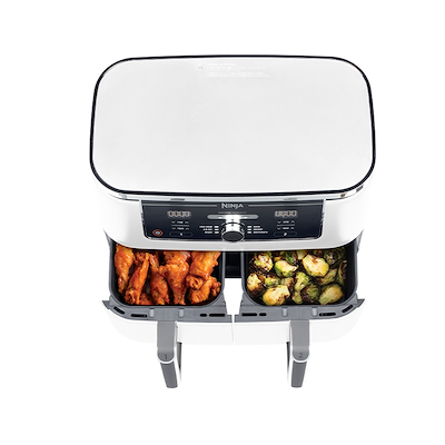 Ninja Foodi AF400EU Airfryer Max Dual Zone & dehydrator hvid 9,5 liter