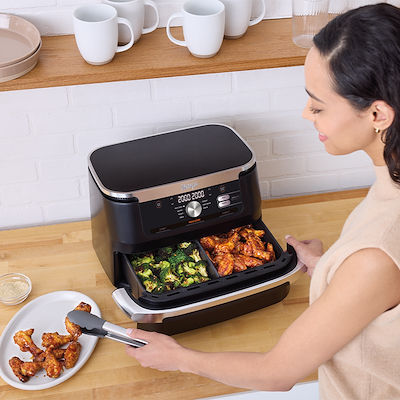 Ninja Foodi AF500EU FlexDrawer airfryer & dehydrator 10,4 liter 2470 watt