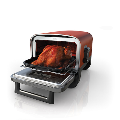 Ninja Woodfire OO101EU udendørs elektrisk grill & røgeovn 2400 watt