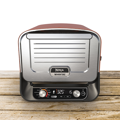 Ninja Woodfire OO101EU udendørs elektrisk grill & røgeovn 2400 watt