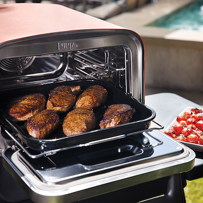 Ninja Woodfire OO101EU udendørs elektrisk grill & røgeovn 2400 watt