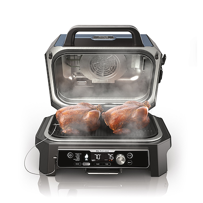 Ninja Woodfire OG901EU Pro Connect XL elektrisk BBQ grill + rygeovn + airfryer