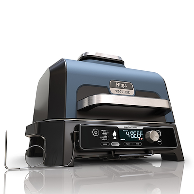 Ninja Woodfire OG901EU Pro Connect XL elektrisk BBQ grill + rygeovn + airfryer