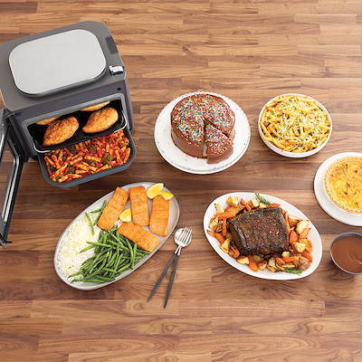 Ninja OL750EU kombiovn og airfryer 12,5 liter 1760 watt