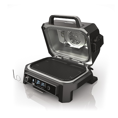 Ninja Woodfire Pro Connect XL OG850EUA elektrisk grill sort