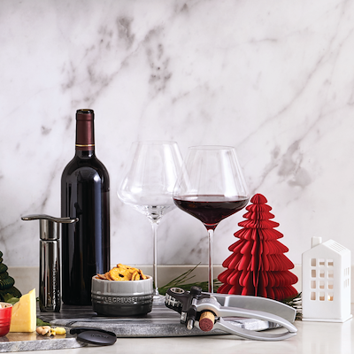 Le Creuset WA-137 vinpumpe med 3 vakuumpropper