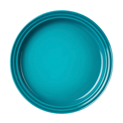 Le Creuset tallerken 18 cm carribean blå