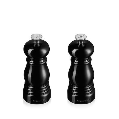 Le Creuset mini salt & peber kværnsæt black 11 cm