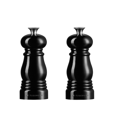 Le Creuset mini salt & peber kværnsæt black 11 cm