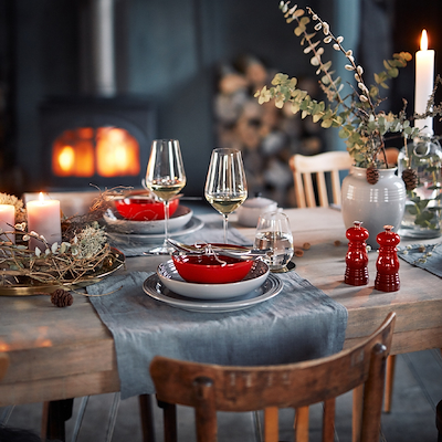 Le Creuset salt & peber mini kværnsæt cerise