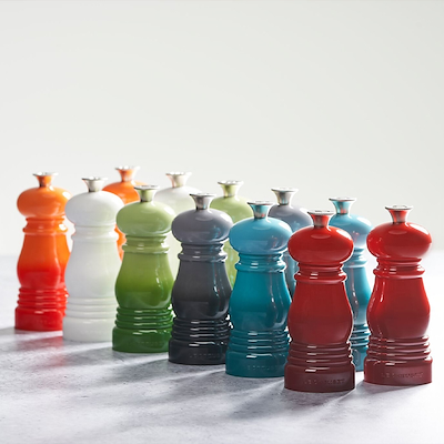Le Creuset mini salt & peber kværnsæt volcanic 11 cm