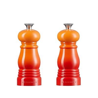 Le Creuset mini salt & peber kværnsæt volcanic 11 cm