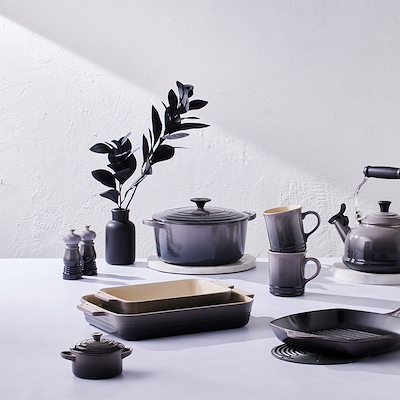 Le Creuset mini salt & peber kværnsæt flint 11 cm