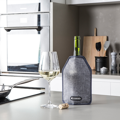 Le Creuset WA-126 flaskekøler fleksibel grey linen