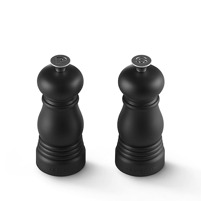 Le Creuset mini salt & peber kværnsæt matte black 11 cm