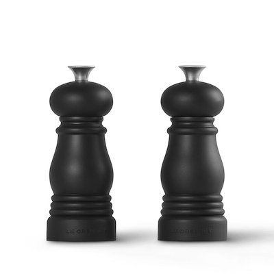 Le Creuset mini salt & peber kværnsæt matte black 11 cm