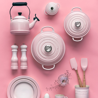 Le Creuset peberkværn shell pink 21 cm