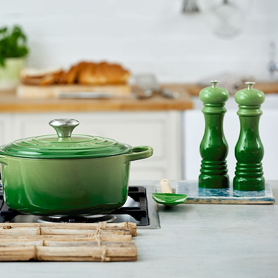 Le Creuset saltkværn bamboo green 21 cm