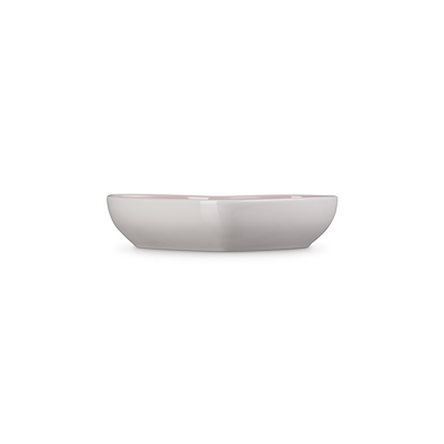 Le Creuset Signature stentøj hjerteformet skål 20 cm Shell Pink