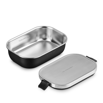 Le Creuset On The Go madkasse matte black 900 ml