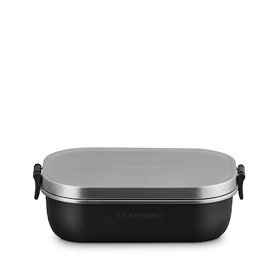 Le Creuset On The Go madkasse matte black 900 ml