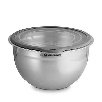 Le Creuset røreskål med låg rustfrit stål 4,73 liter
