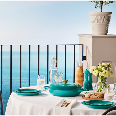 Le Creuset saltkværn Bleu Riviera H 21 cm