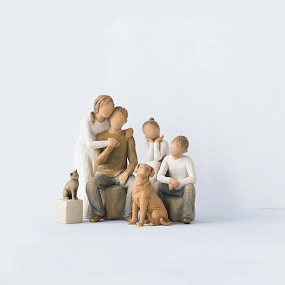 Willow Tree You and Me figur H 17 cm