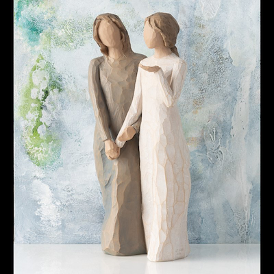 Willow Tree My Sister My Friend figur H 20 cm