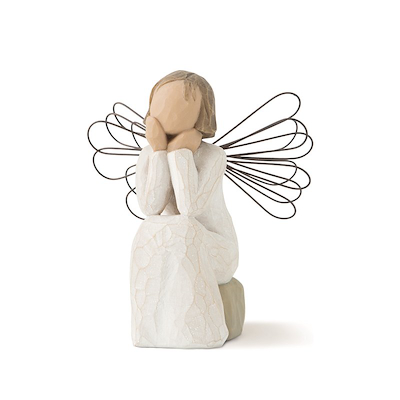 Willow Tree Angel of Caring figur H 9,5 cm