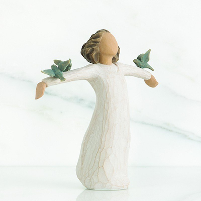 Willow Tree Happiness figur H 14 cm