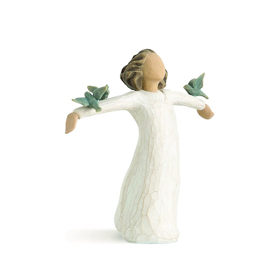 Willow Tree Happiness figur H 14 cm
