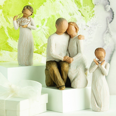 Willow Tree Lots of Love figur creme H 14 cm