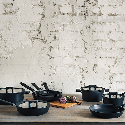 Fiskars Hard Face 3,5 liter sauterpande 28 cm med låg