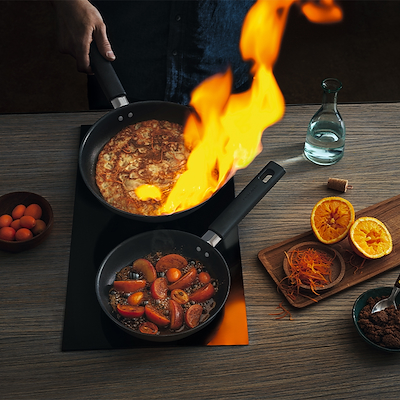 Fiskars Hard Face 3,5 liter sauterpande 28 cm med låg