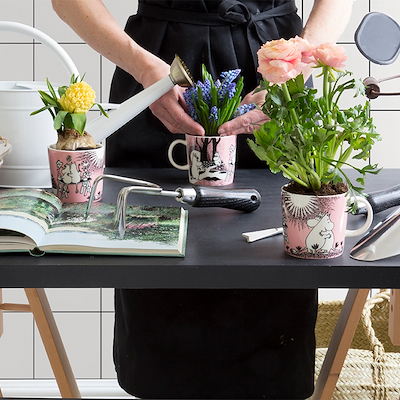 Moomin Arabia skål rosa 15 cm