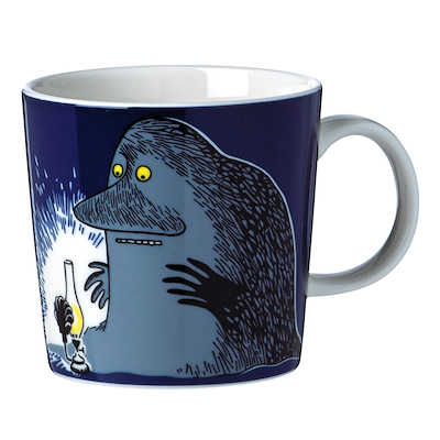 Moomin Arabia krus Mårren mørkeblå 30 cl